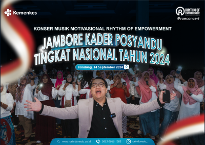 Jambore Kader Posyandu Tingkat Nasional Tahun 2024 Direktorat Jenderal Kesehatan Masyarakat Kementerian Kesehatan RI (Bandung, 14 September 2024)